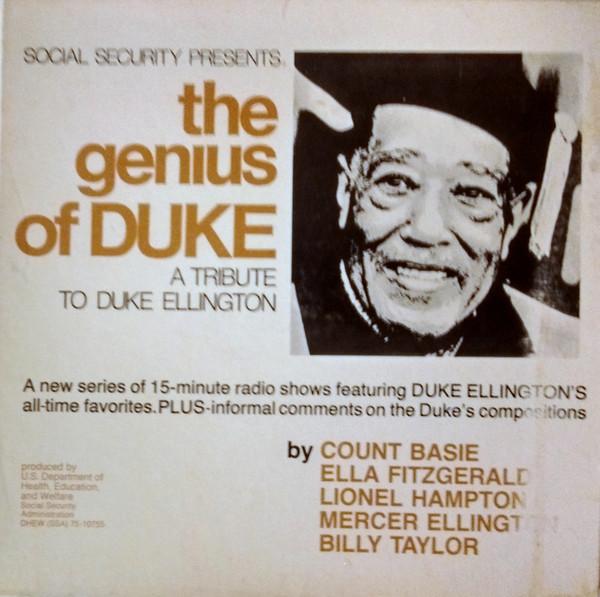 

LP Record DUKE ELLINGTON Social Security Presents The Geniu SSA7510755 U.S. Department 1975 US Jazz Used