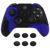 eXtremeRate PlayVital 3D Studded Xbox Series Controller Silicone Cover Skin with 6 Black Thumb Grip Soft Rubber Case Protector for Xbox Core Wireless
