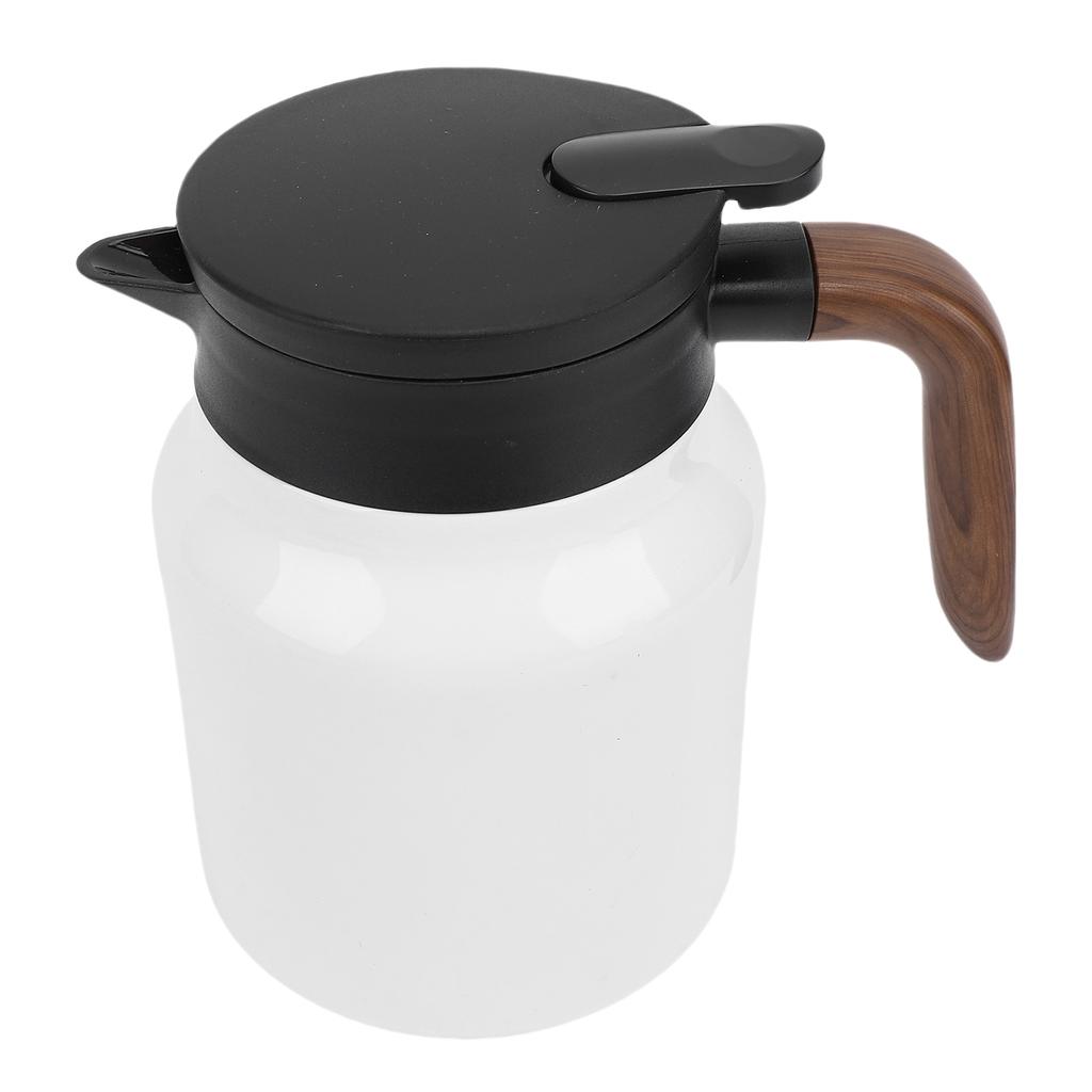 1000ml Vakuumisolerad Tekanna med Filter 1000ml Rostfritt Stål Isolerad Termisk Kaffekanna