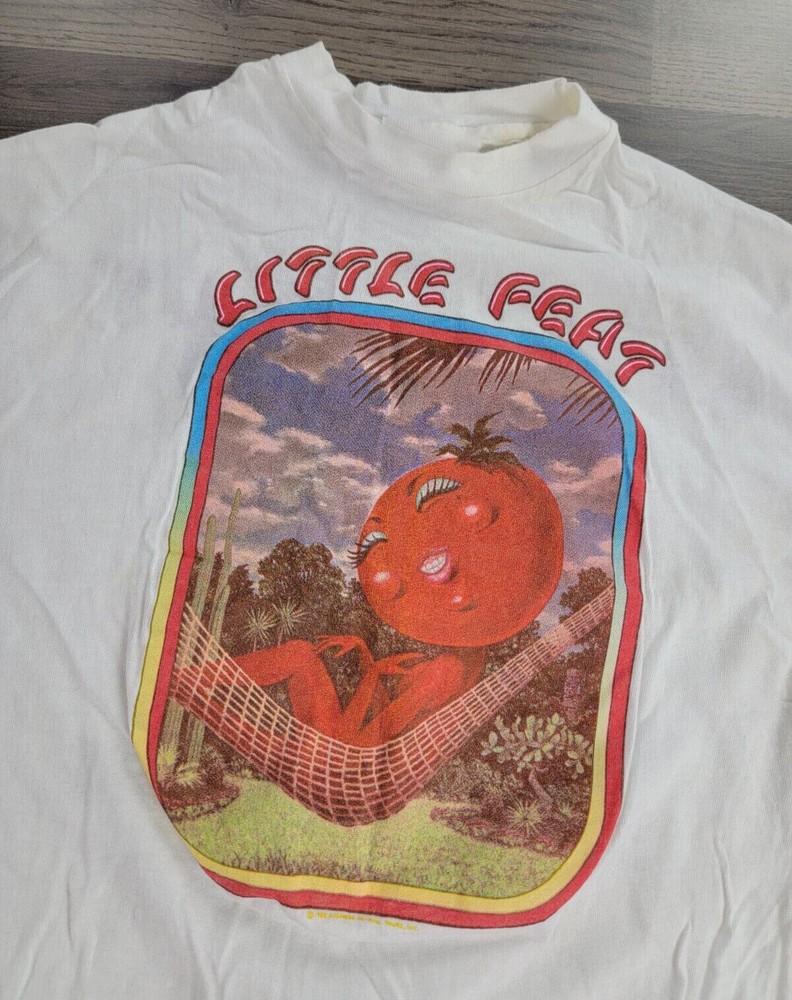 SALE Vtg Little Feat Band Music Tour Heavy Cotton White All Size Unisex Shirt Unisex T-Shirt S
