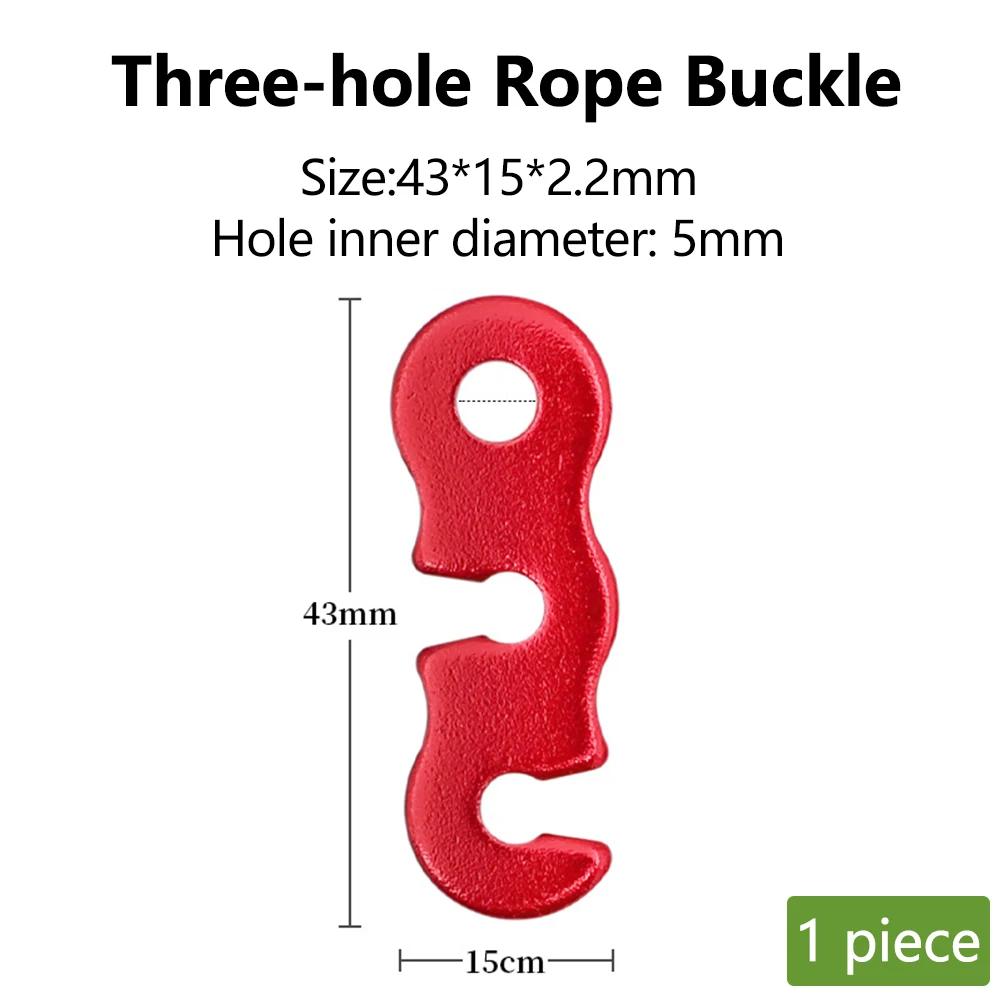 

10pcs/1pcs Adjustable Camping Tent Cord Rope Buckle S Type Tensioners Fastener Kit Outdoor Camping Tents Securing Accessories