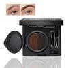 2-Color Air Cushion Eyebrow Cream,Waterproof Long Wearing Sculpt & Boost Eyebrow Cushion for Perfect Eyebrow Definition with Brush