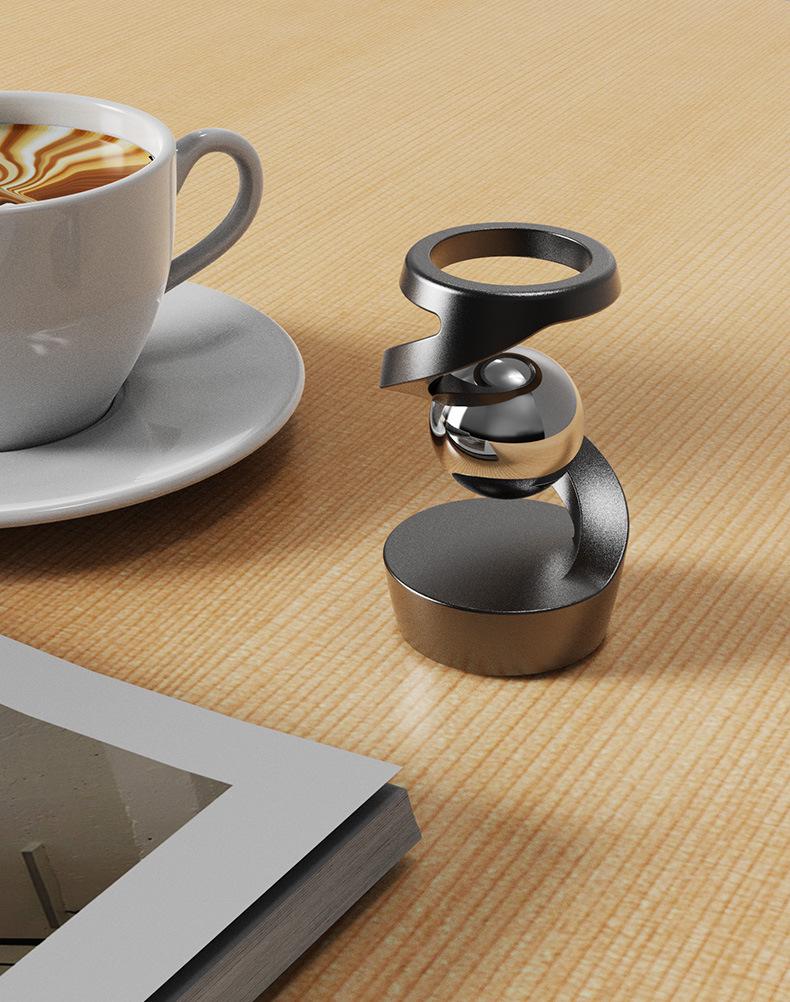 Unzip Metal Desktop Gyro: Hot Desktop Ornament & Decompression Toy