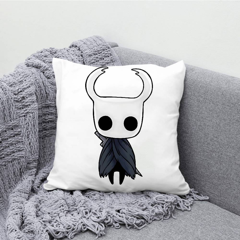 H-Hollow K-Knight Chibi Throw Pillow Case For 45x45cm 55x55cm 30x30cm Square Car Pillowcase Home Bedchamber Decor Gift