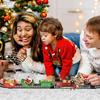 Electric Christmas Train Toys Railway Cars Racing Tracks With Music Christmas Train Model Toys Electric Engine Railway Track