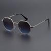 High Quality Glamorous High End Retro Trendy Alloy Metal Square Shaped Multi Colored Female For Both Sun Glasses