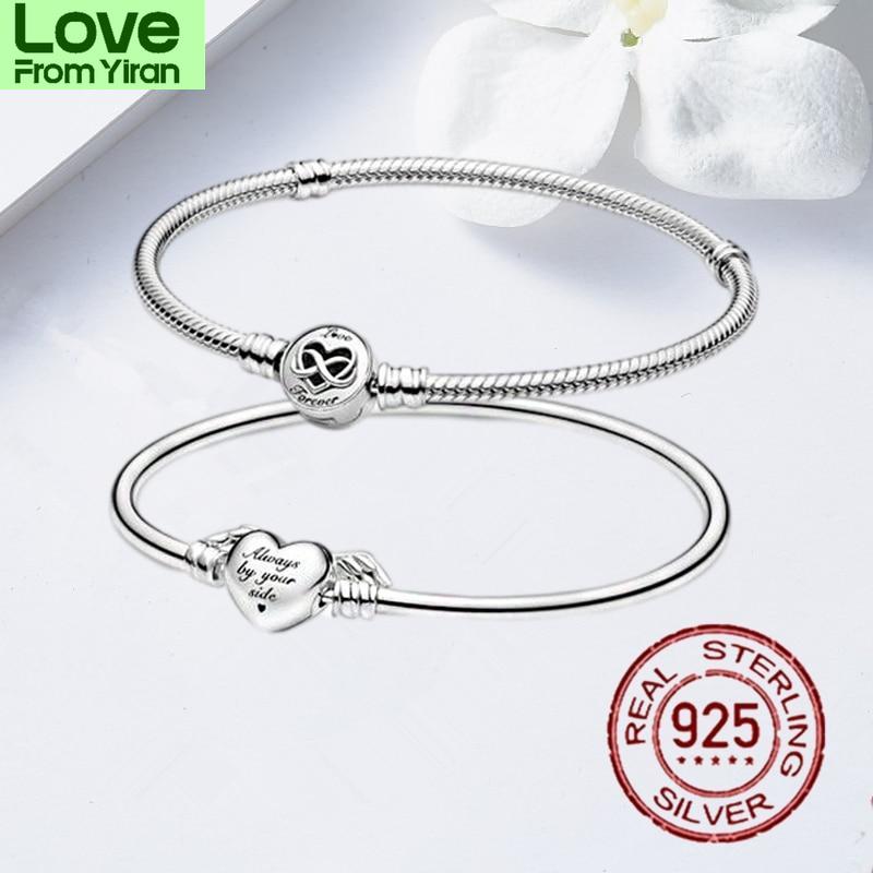 

Новый оригинальный браслет с подвесками из сплава серебряного цвета, змеиная цепочка, базовые браслеты для модных женщин, бисер, ювелирные изделия своими руками, прямая поставка