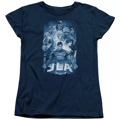 Justice League Of America "Burst" Women's T-Shirt