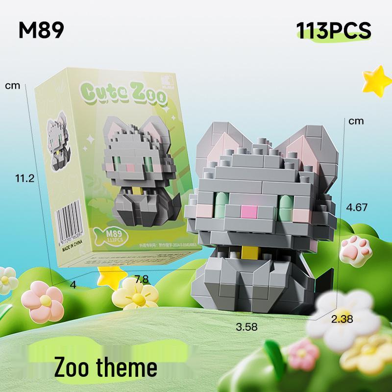 Pirate Anime Character Building Blocks for Kids - Educational Assembly Desktop Ornaments