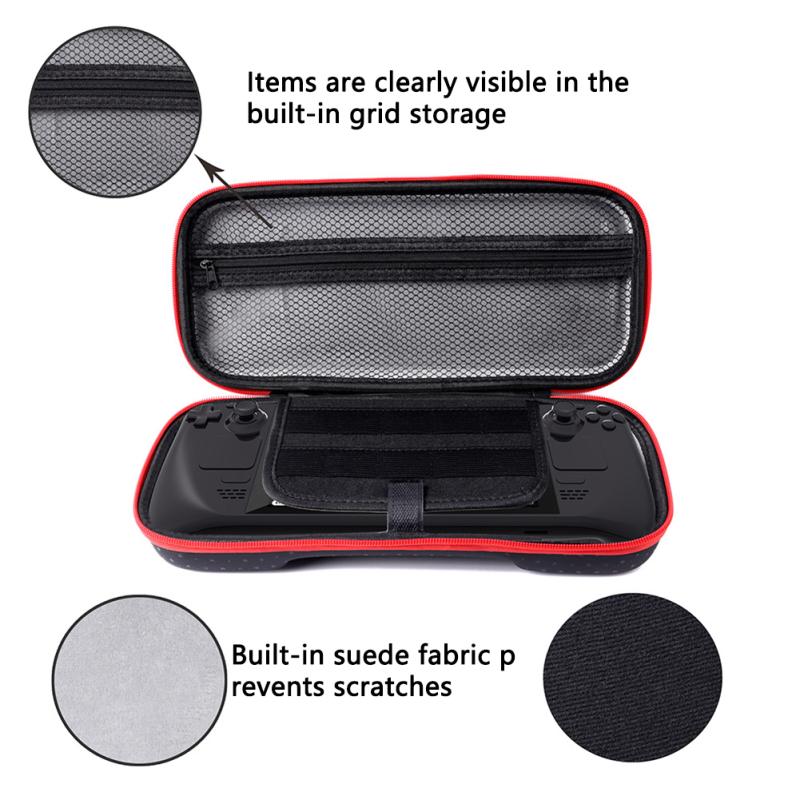 Portable Storage Bag Handheld Travel Hard Box Handbag Compatible For Steam Deck Game Console