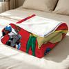 Teen Titans Print Flannel Blanket, High quality Comfortable for All Seasons, Home Decor, Warmth and Comfort, Perfect for Christmas Gifts
