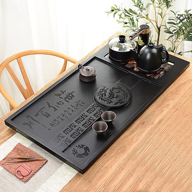 Chaxun Automatic Black Gold Stone Integrated Tea Set