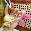 999 Pure Gold Lucky KT Cat Keychain – Must-Have Charm & Gift for the Year of the Horse