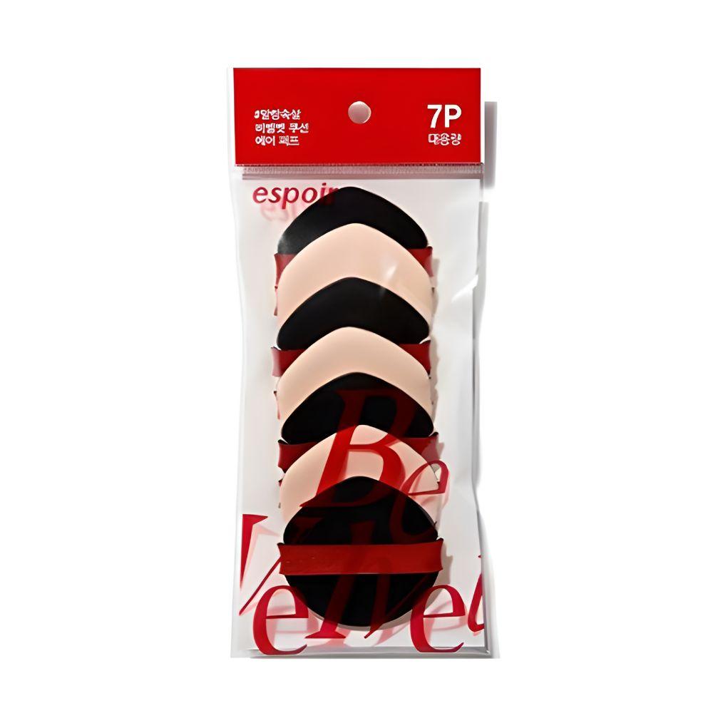 ESPOIR Be Velvet Air Puff 7P Makeup Cushion Puff Set Soft Air Fit Blender 7pcs