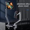 Suporte para Tablet Oatsbasf para Mesa 3 Braços Suporte de Telefone de Mesa para iPhone iPad Montagem na Cama com Grampo para Dispositivo Universal de 4-12,9 polegadas