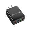4 USB Charger Quick Charge 3.0 Charger For Iphone  Mate 30 20 Xiaomi 11 10T Ultra POCO F3 X3 NFC Wall Mobile Fast Charger
