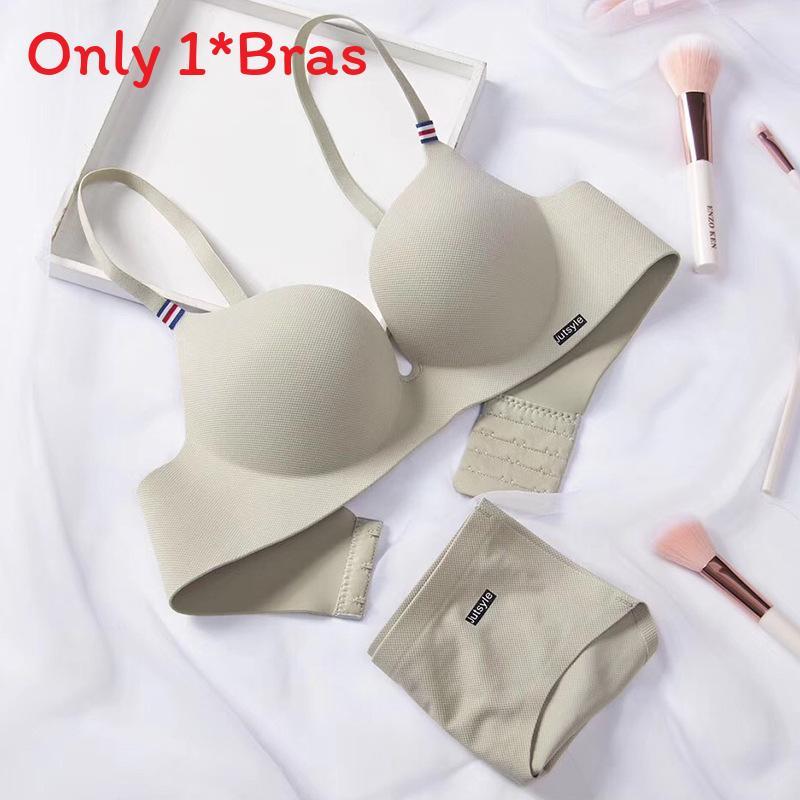Seamless French Style Girls Push Up Bra With Breathable Nylon For Comfort And Support