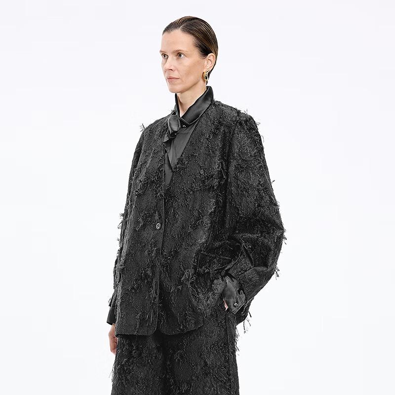 JNBY Loose A-Line Long Sleeve Blazer