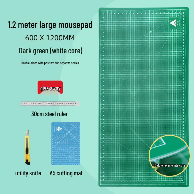 Huamei Handmade Cutting & Engraving Board Mat for Desktop & Student Use