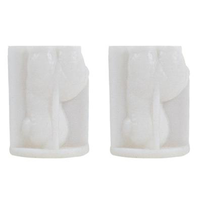 Good-2Piece  DIY Cute Animal Scented Candle Soap Craft Gifts Making Resin Plaster Mold Silica Gel