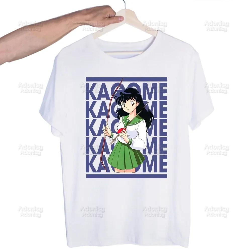 Inuyasha Sesshoumaru Higurashi Kagome  Unisex's Tshirt Cute Printing Shirt  Unisexs Fashion T-Shirt For  Unisex Casual Tops Short Sleeve Shirt