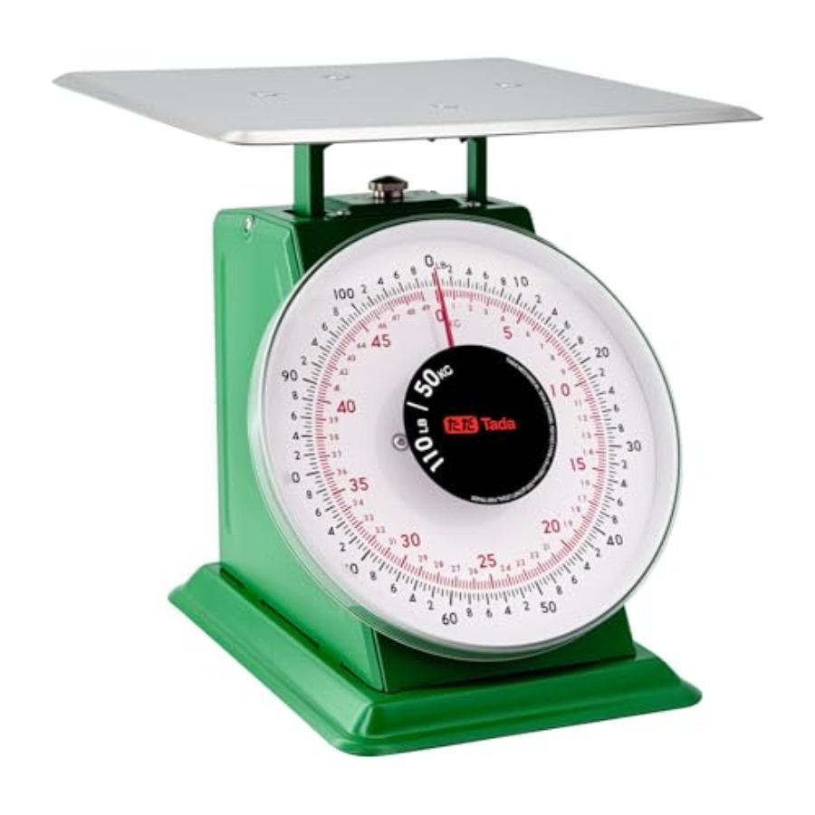 

110-LBS Heavy Duty Portion-Control Mechanical Kitchen and Food Scale Industrial Dial Scale with Stainless Steel Platform United States
