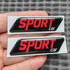 2 Stück Autoaufkleber Sportwagen Buchstaben Emblem Aufkleber Auto Kotflügel Seitenabzeichen Aufkleber für Fahrzeugkarosserie Außenstyling Auto Dekoration