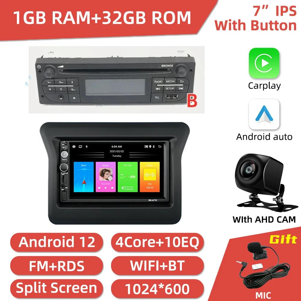 Car Radio for Nissan NV400 Opel Movano Renault Master 3 2010-2019 2 Din Android Stereo Multimedia Player GPS Navigation Carplay