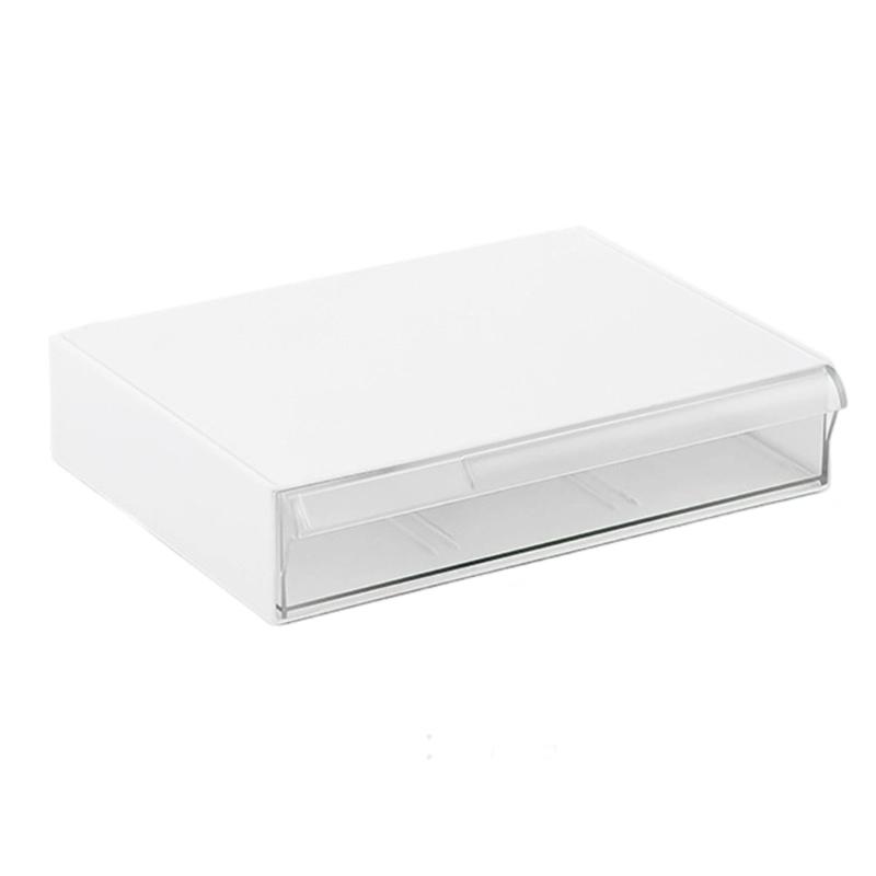 Drawer Style Box Desktop Organization For Home Office Dorm Household Drawer Case Storage Solution Efficient Storage прозрачный белый