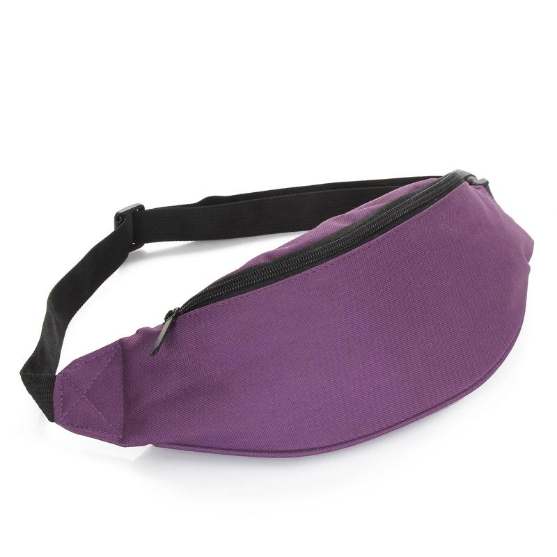 Men's Solid Color Crossbody Phone and Cigarette Waist Bag with Fashionable Texture