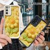 Phone case: 2D flat, suitable for Samsung Galaxy A34 A35 M05 M06 S20 S22 S21 FE Plus 5G protective case, yellow sunflower, perfect Christmas and Hallo