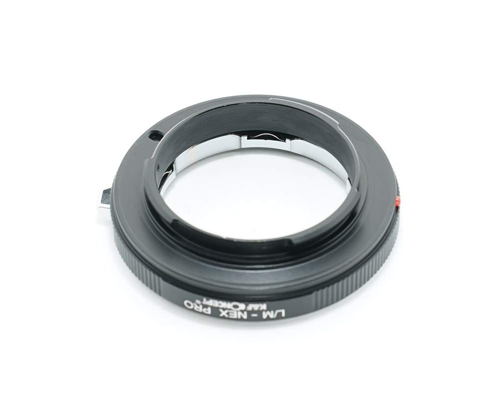CONCEPT Adaptateur PRO monture Leica M vers monture NEX E avec chiffon d'objectif K&F - lm-nex-pro (KFNEXPRO)
