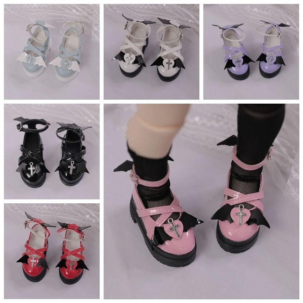 

Кукла BJD Маленькие кожаные туфли Мини 1/4 BJD Кукла Кожаные туфли 1/4 BJD Кукла Обувь Игрушки для девочек чёрный/красный