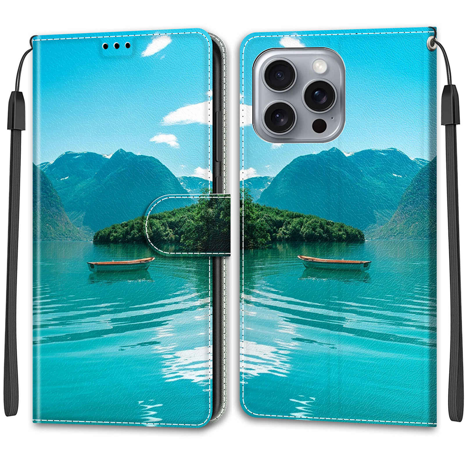 

Роскошный окрашенный кожаный чехол-кошелек в стиле книги, защитный чехол для Apple iPhone 16 15 14 13 12 11 Pro Max 16Pro 15Pro XR XS Max 7Plus 8Plus SE4 iPhone 7/8/SE2/SE3