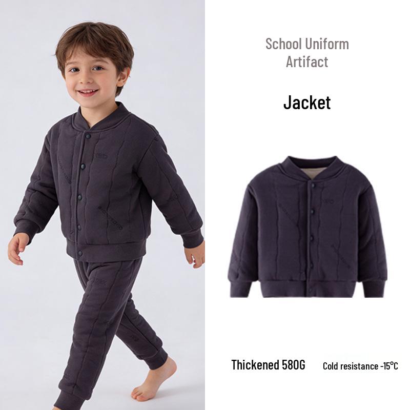 Teen School Uniform Essential: Three-Layer Wool Lining, Warm Winter Jacket for Boys & Girls.