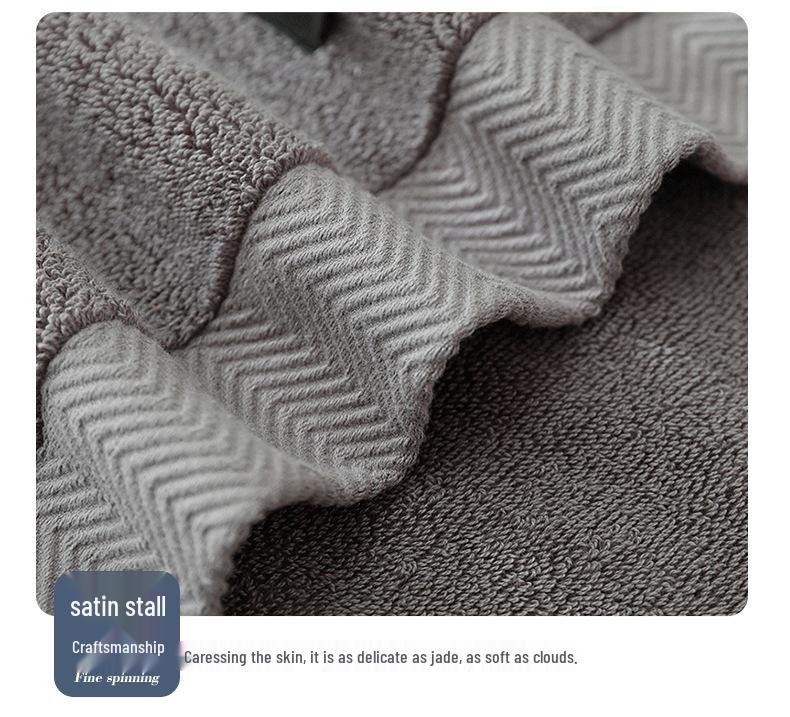 Grade A Pure Cotton Towels - Soft, Thick, and Absorbent Face Towels in Plain Colors