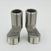 Pack of 2 Steel Connection Adapters Steel Eccentric Connection Pieces Wall Faucet Connectors Simple Installation