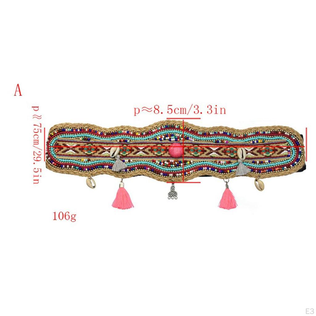 Bohemian , Body Chain Waistband Flower Handmade Adjustable Embellished Waist Sweater Gift Skirt