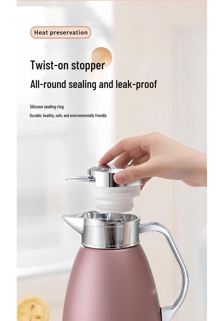 304 Stainless Steel Double-Layer Insulated Anti-Scald Kettle