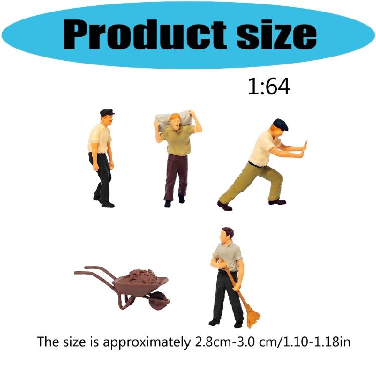 Precisions Crafted 1:64 Scale Resin Construction Scene Model For Enthusiasts And Hobbyists