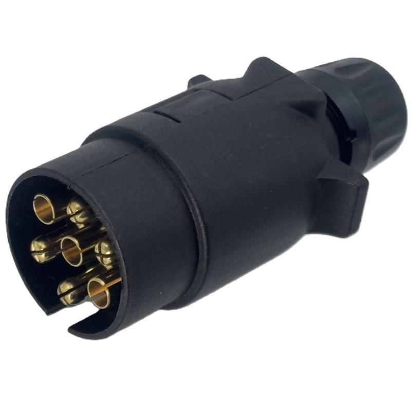 12V 7- bis 13-Pin Steckdosenadapter für Anhänger Wohnwagen Abschleppen Elektrischer Steckdosenstecker Konverter für Auto LKW