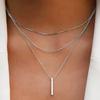 1 PC Bohemian Style Simple Clavicle Chain, Fashion Ladies Minimalist High-end Line Necklace, Layered Multi-layer Necklace