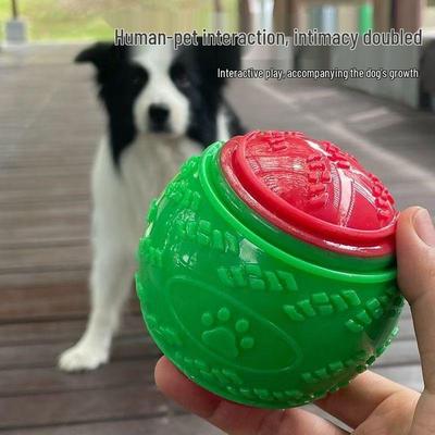 Pet Molar TPR Rubber Ball – 6.5cm Bite-resistant, Teeth-cleaning Toy for Small To Medium Dogs.