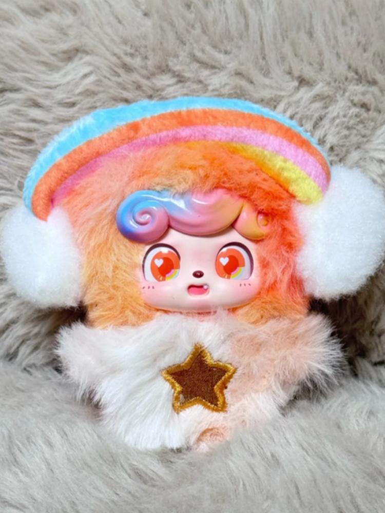 Genuine New Q.Kid Weather Series Mini Cute Vinyl Plush Surprise Box Keychain Decor Birthday Collectible Gifts For Kids Adults Children's Birthday Gift