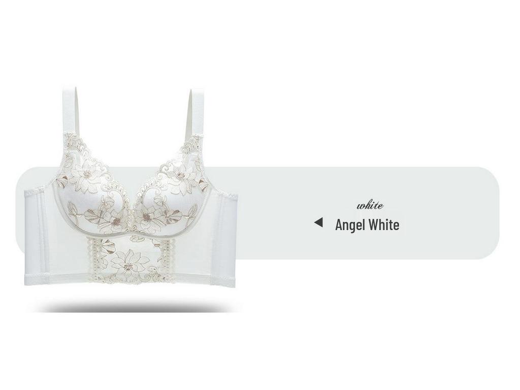 Cinema-Quality Lace Embroidery Underwire-Free Women's Shaping Bra