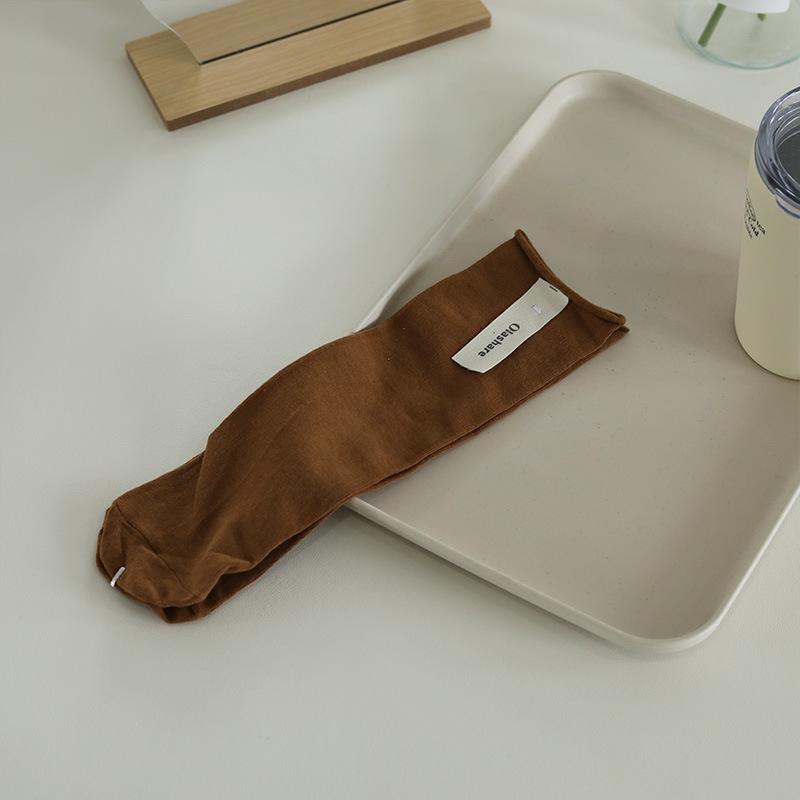 Calzini Impilabili da Donna Primavera e Autunno Arricciati Lisci Senza Tallone Multicolore Calzini per Confinamento Cotone Pettinato a Tubo Medio Calzini Genitore-Figlio