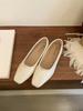 Mode 2025 Frühling Neu Slipper Outdoor Casual Komfort Basic Schuhe Auf Absatz Retro Mary Janes Täglich Loafer Pantoletten Damen Ballerinas