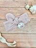 Muslin headband (powder pink)