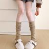 1Pair Cold-Proof Fashion Knitted Personality Stockings Versatile Acrylic Fibers Butterfly Knot Socks High-top