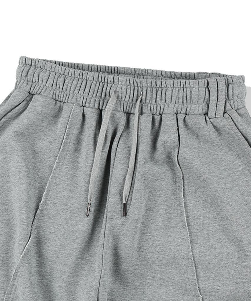 NOT4NERD Cut Off Incision Sweat Pants - Gray